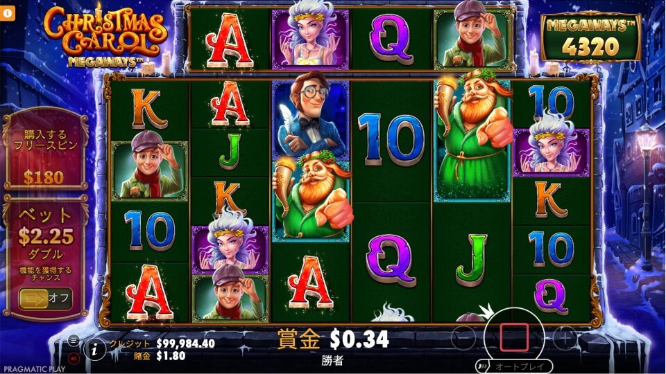 クリスマスキャロル・メガウェイズ|配当