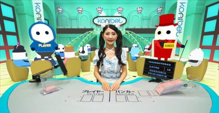 コニベットでXRライブバカラをリリース