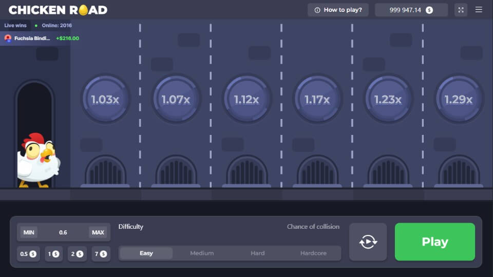 スキルゲーム:Chicken Road(チキンロード)