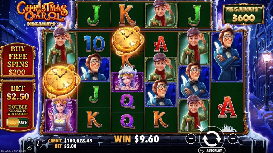 オンラインカジノ・年末年始特集|クリスマススロット・クリスマス・キャロル・メガウェイズ
