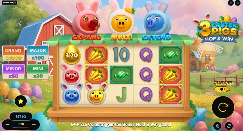 イースターキャンペーン|3イースターピッグス・ホップ&ウィン