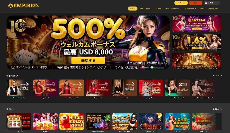 あなたのエンパイ７７７カジノ に到達するための5つの方法