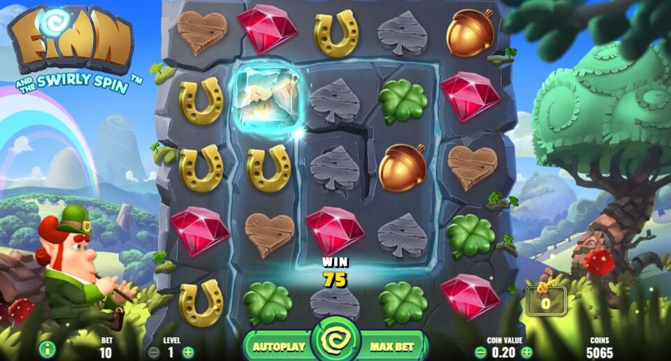 セントパトリックスデーのオンカジスロット：フィン・アンド・スウァリー・スピン（Finn and the Swirly Spin）1