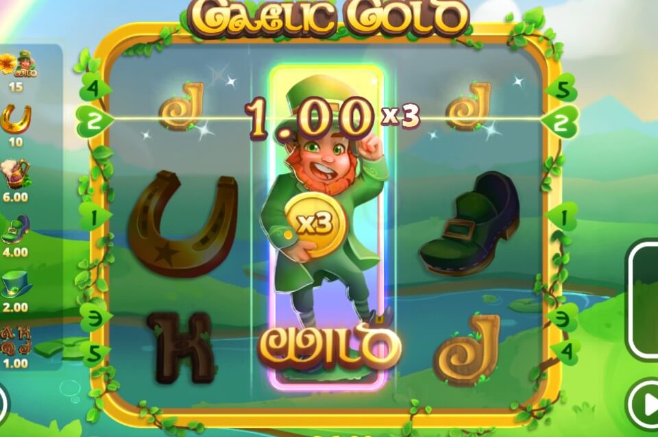 セントパトリックスデーのオンカジスロット：ゲーリック・ゴールド（Gaelic Gold）2