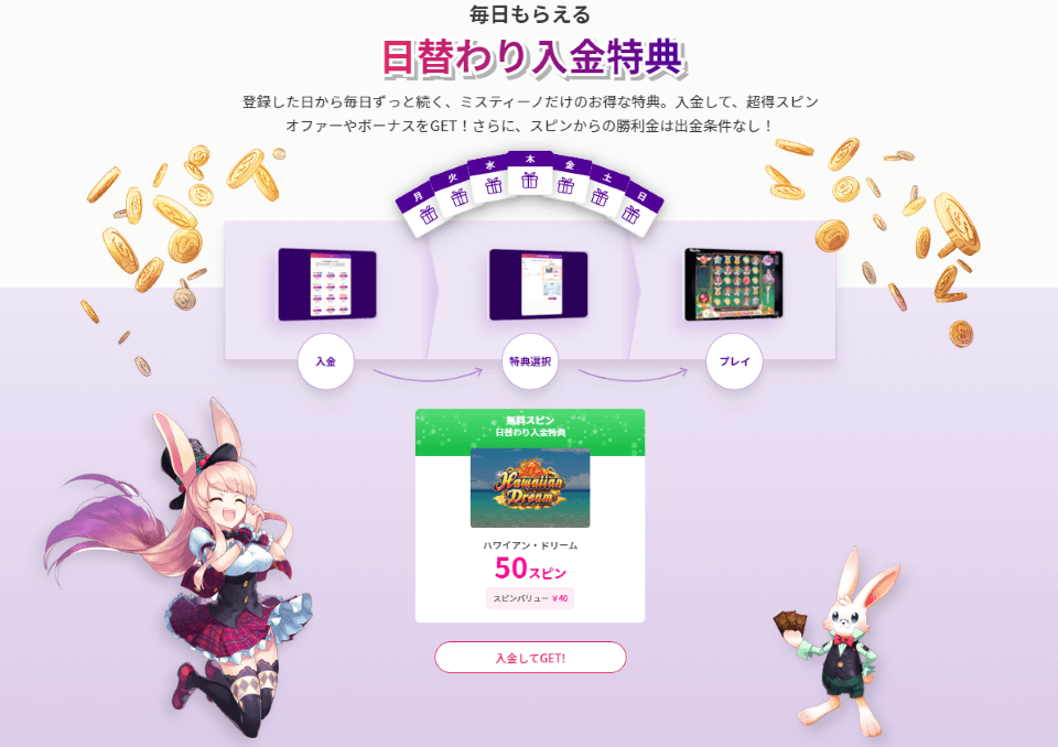 ミスティーノ|ウェルカムオファー2