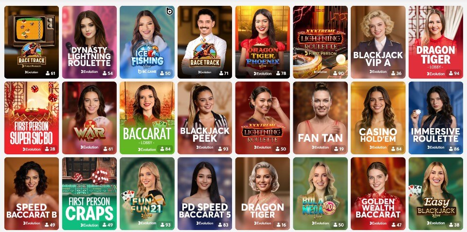 クイーンカジノ｜ライブカジノ