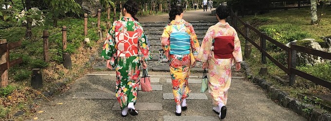 着物で外出 着物