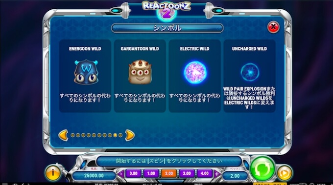 シンボル Reactoonz2 シンボルの説明