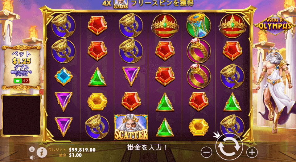 スロット|ゲーツ・オブ・オリンパス