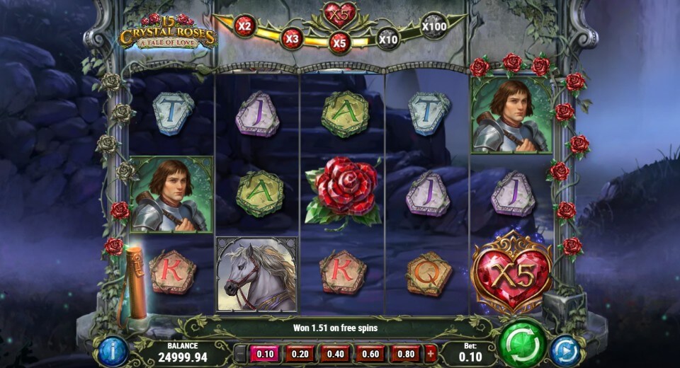 バレンタインスロット｜15クリスタルローズ：テールズ・オブ・ラブ