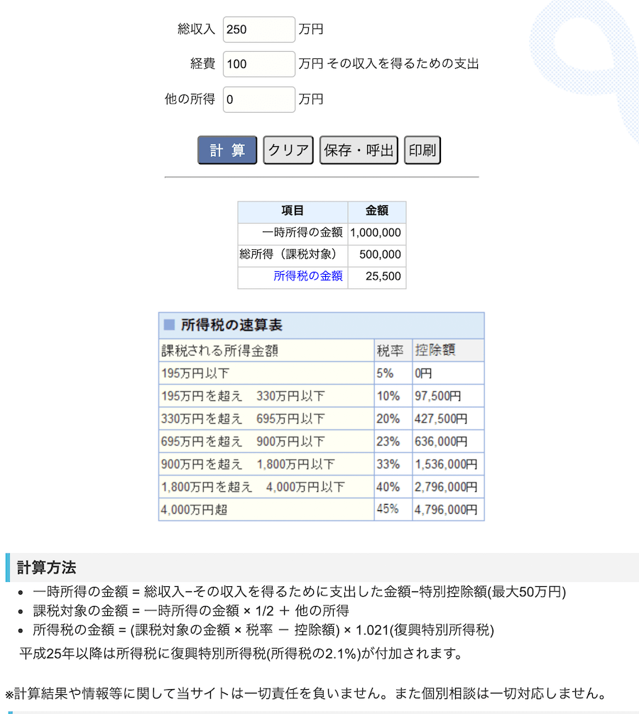 税金計算